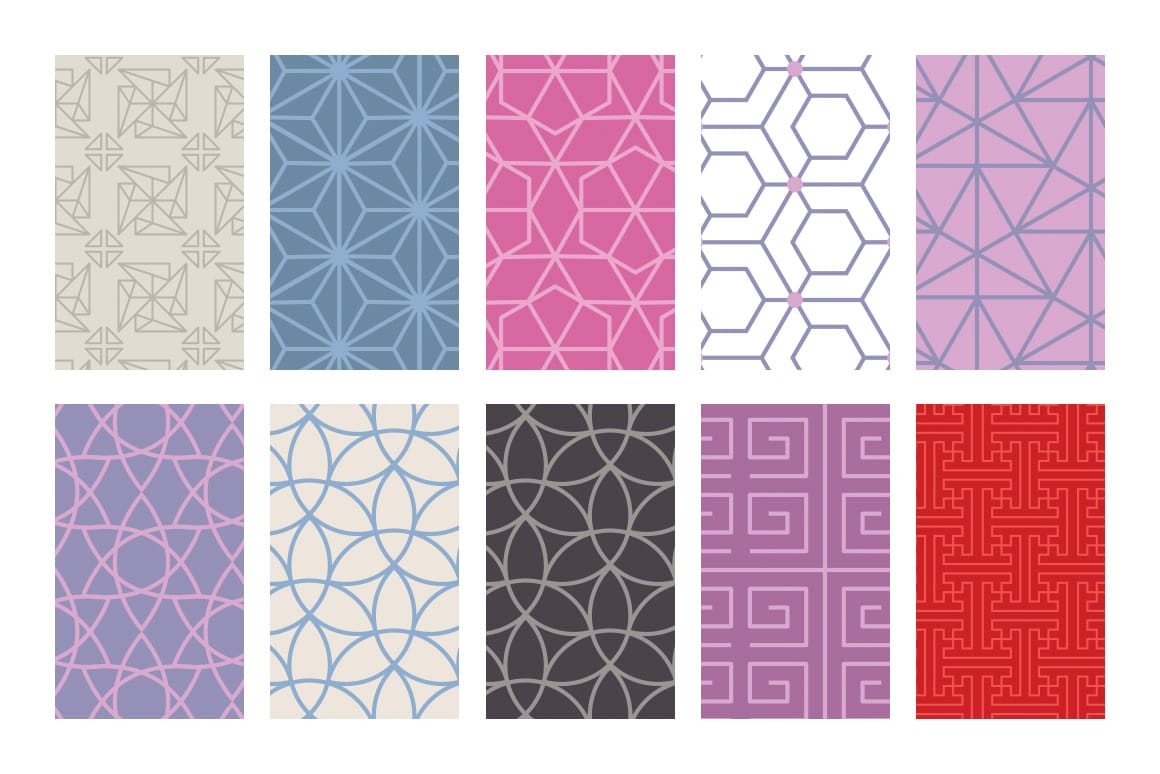 Asian Patterns for Photoshop (Preview)