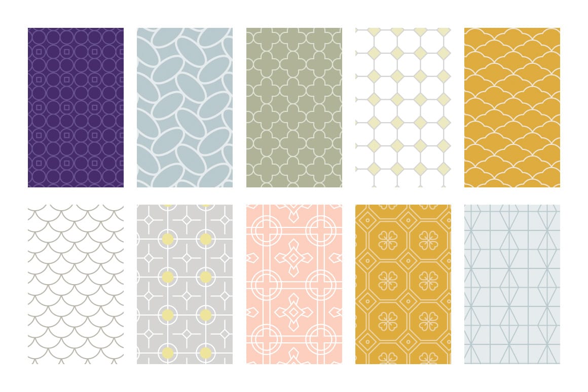 Asian Patterns for Photoshop (Preview)