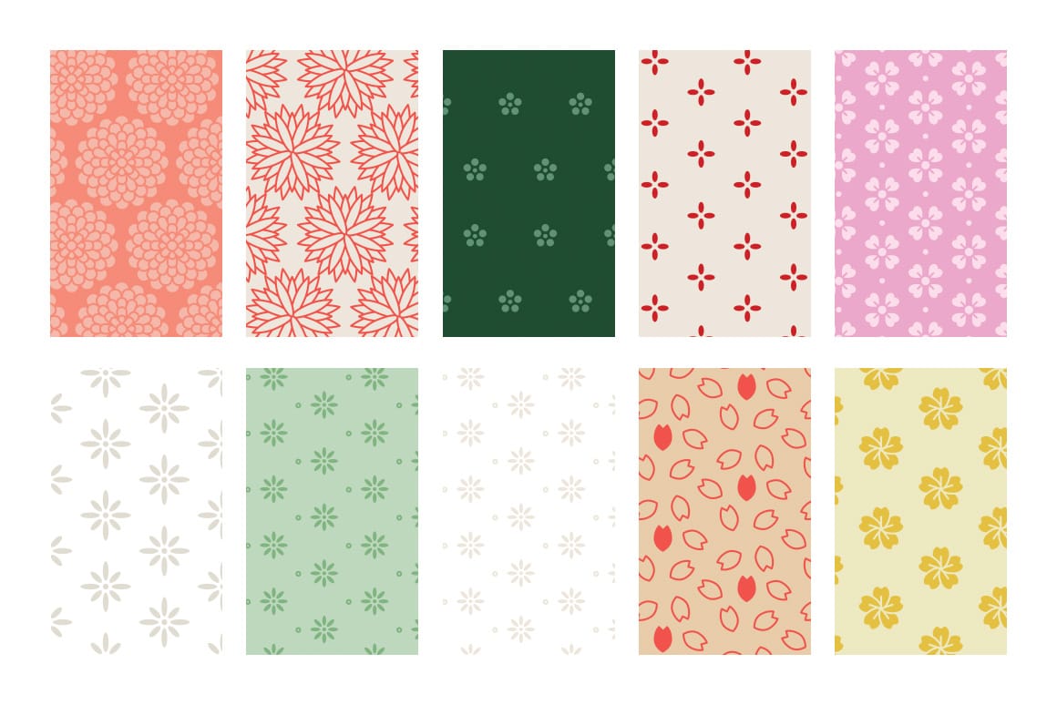 Asian Patterns for Photoshop (Preview)