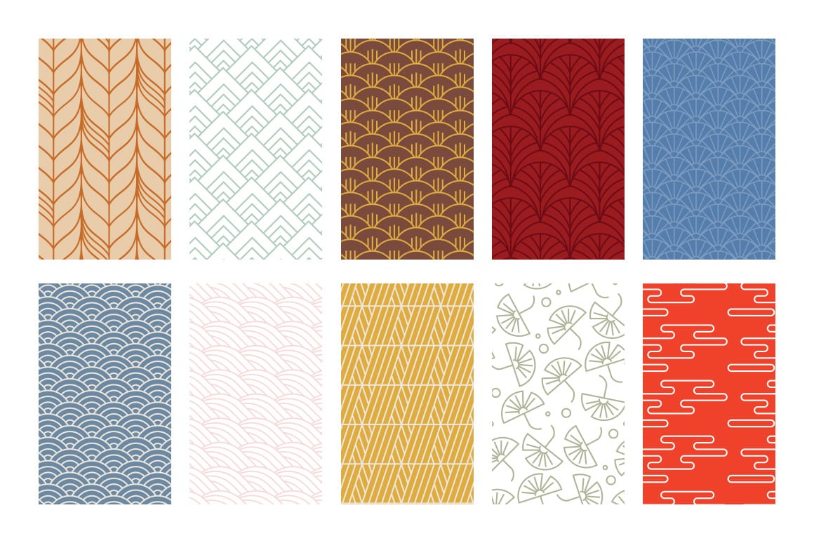 Asian Patterns for Photoshop (Preview)
