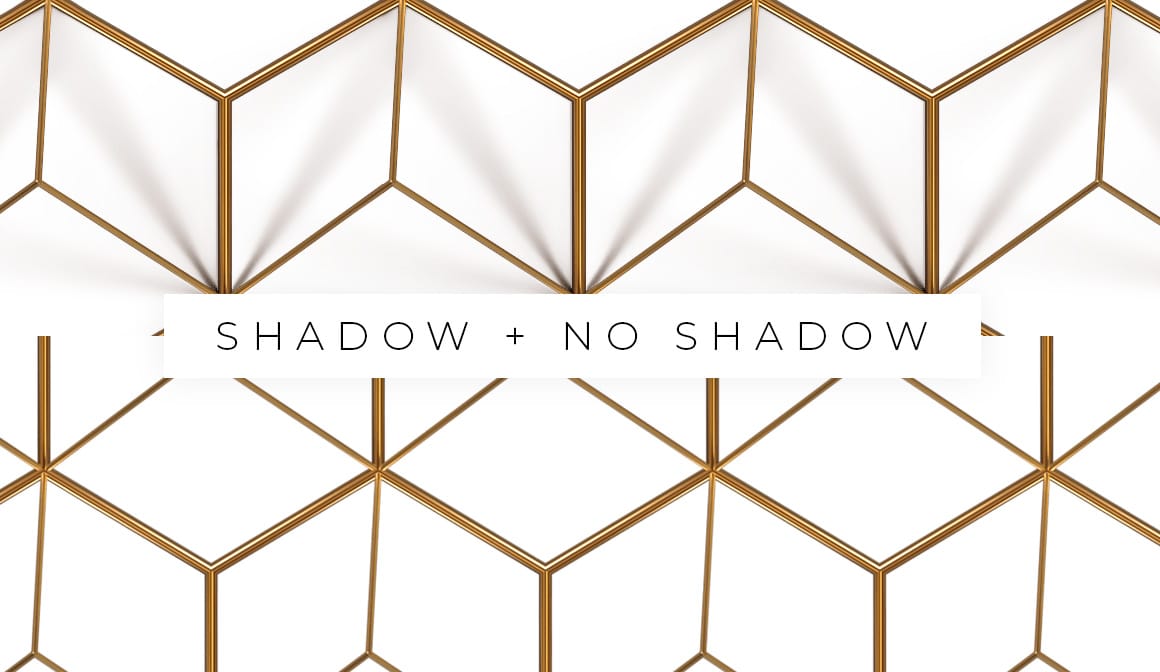 3D Gold Geometric Pattern