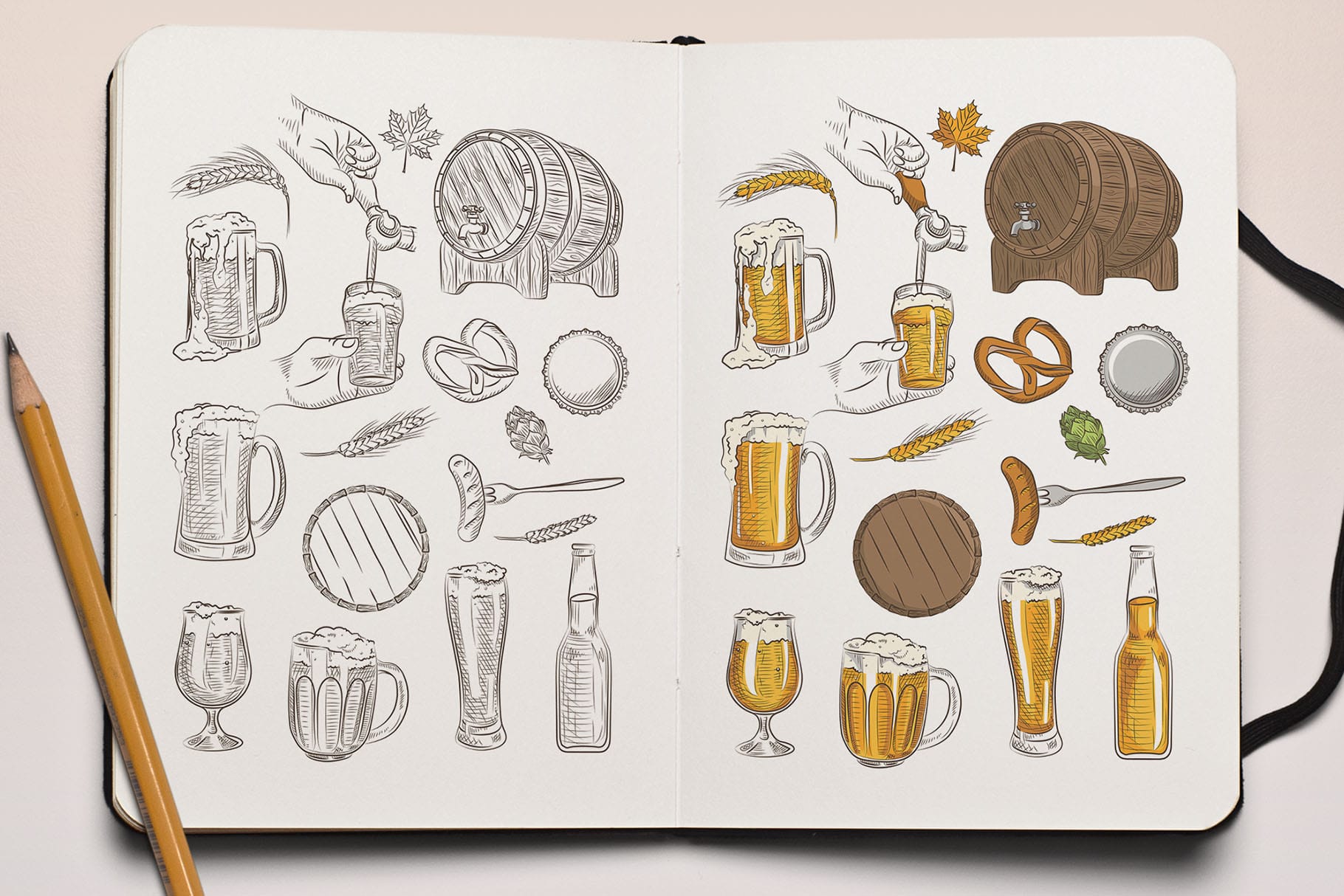 Craft Beer Illustrations