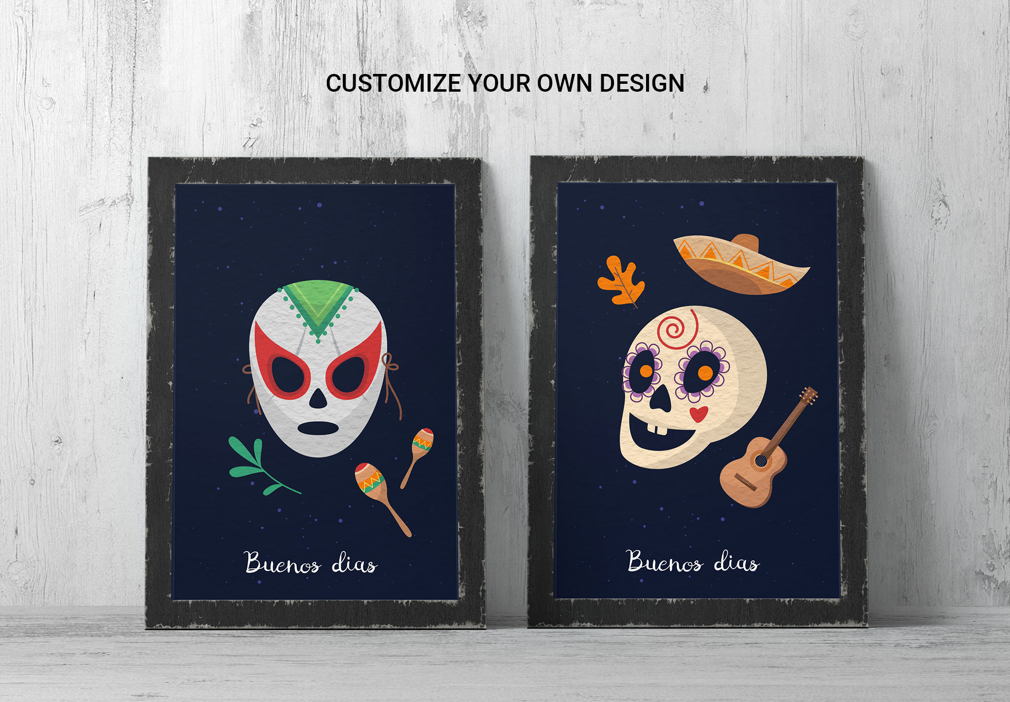 Dia De Los Muertos Illustrations Pack