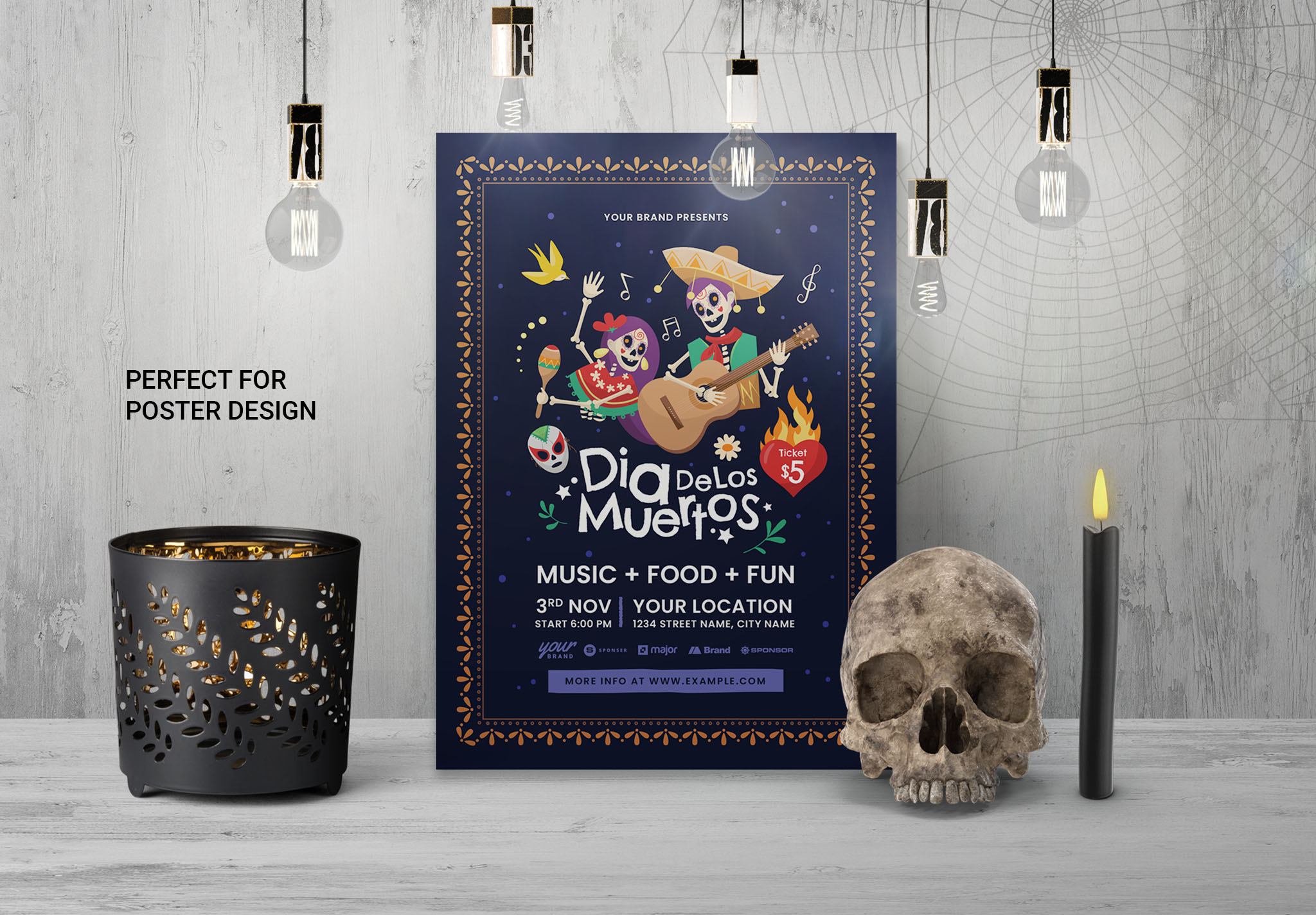Dia De Los Muertos Illustrations Pack
