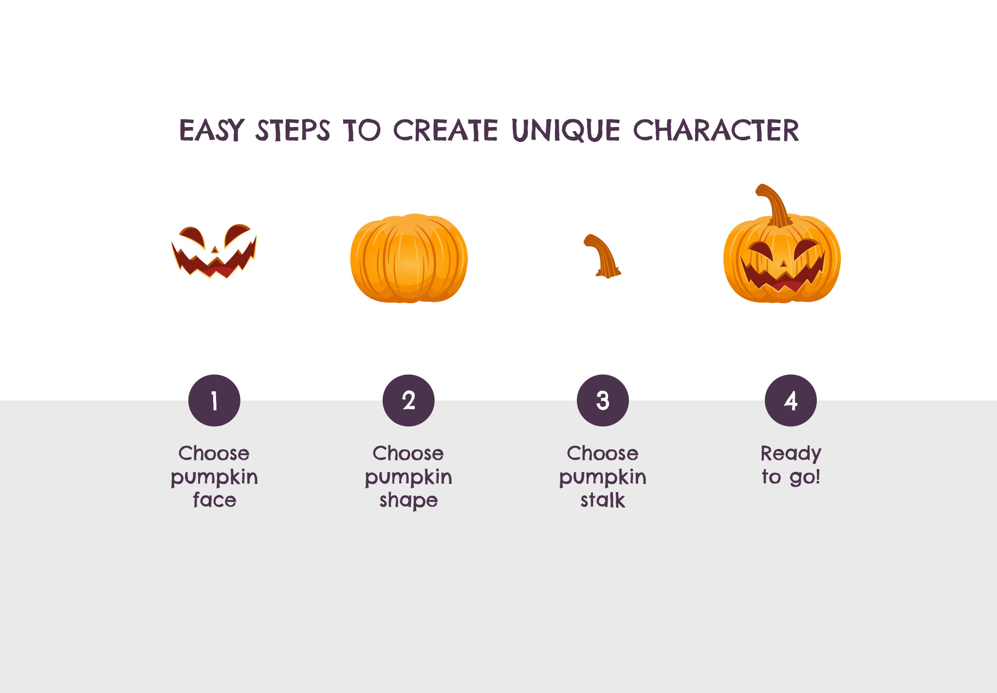 Halloween Creator Kit Steps