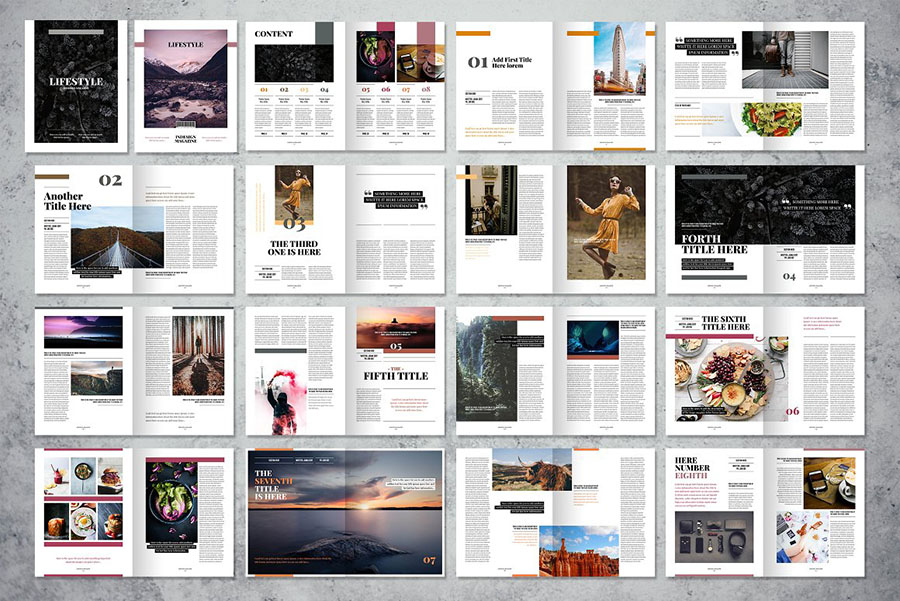 Lifestyle Brochure Templates 
