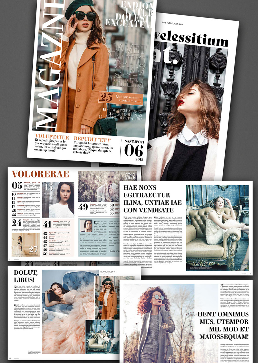 Fashion Magazine Layout