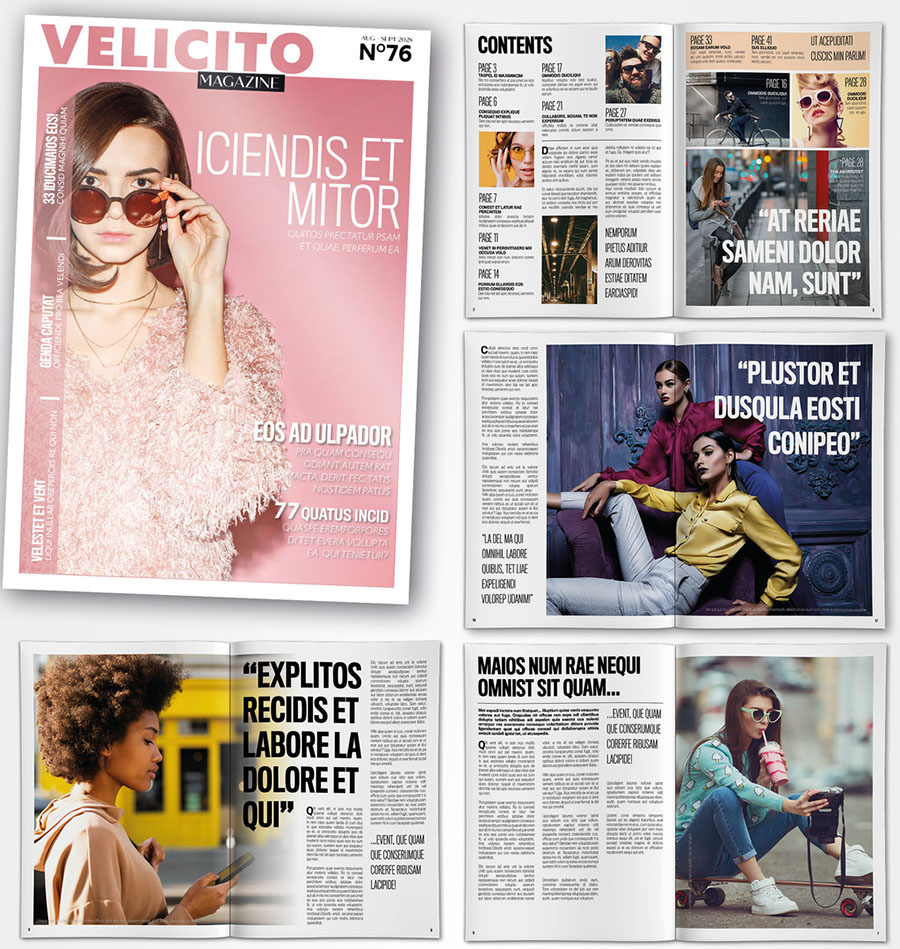 Lifestyle Magazine Layout