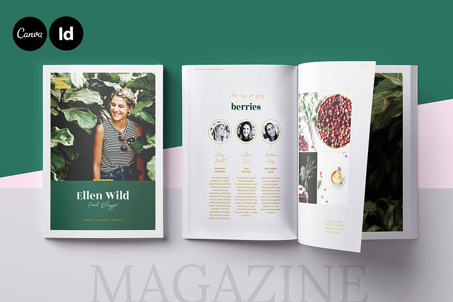 Magazine Layout for CANVA, INDD