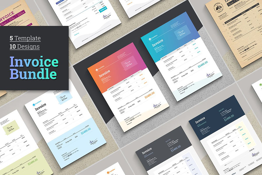 Minimalist Excel Invoice Bundle