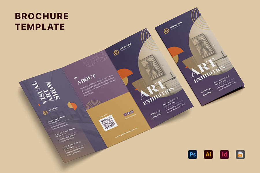 Brochure Trifold Templates for InDesign