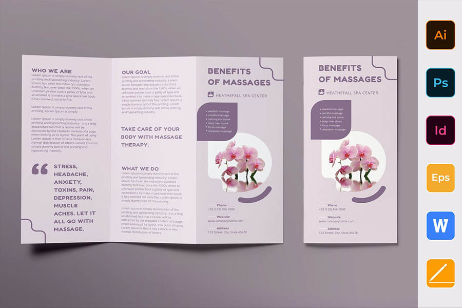 Massage Brochure Trifold