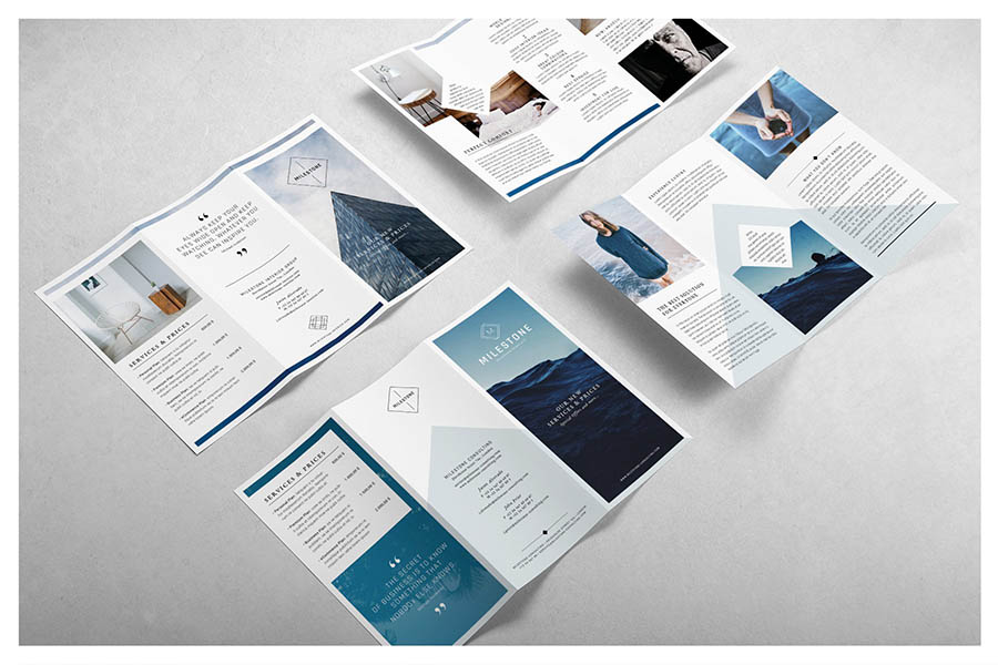 MILESTONE Trifold Brochure