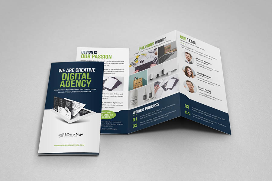 Portfolio Trifold Brochure Design
