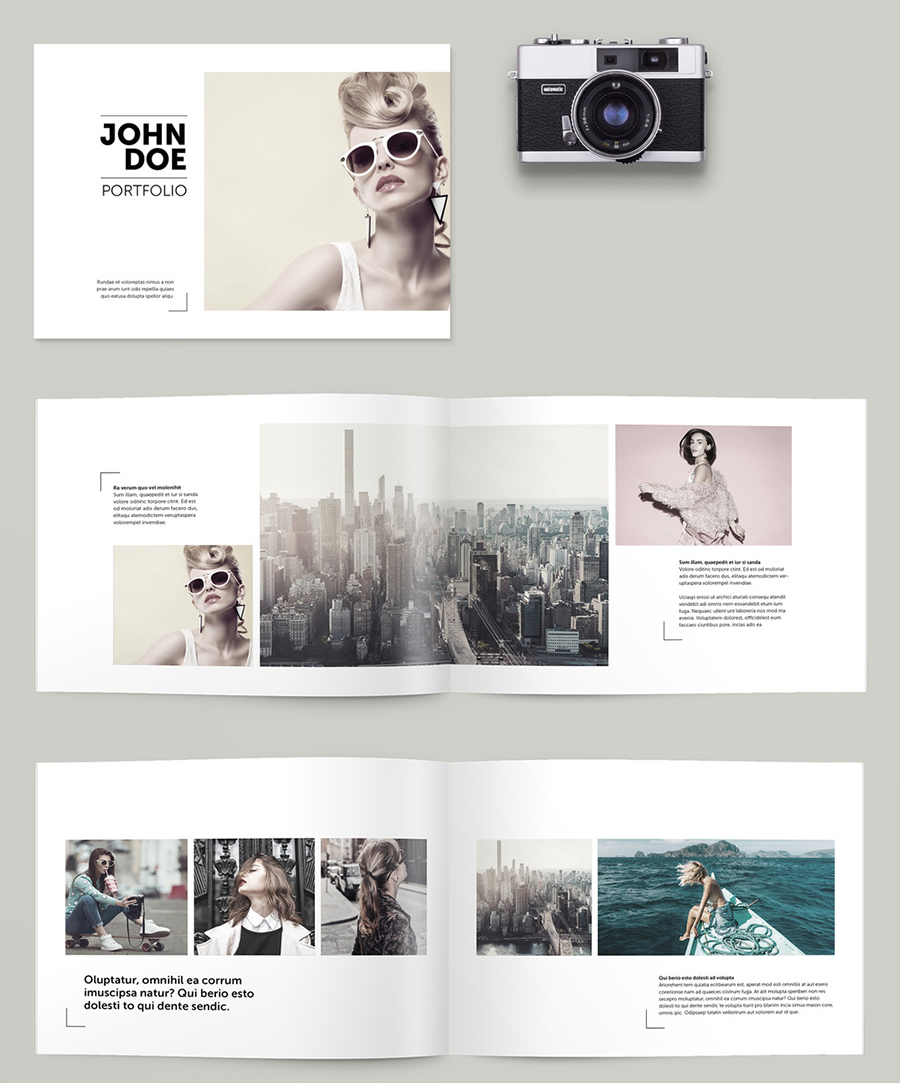 InDesign Portfolio Brochure Layout