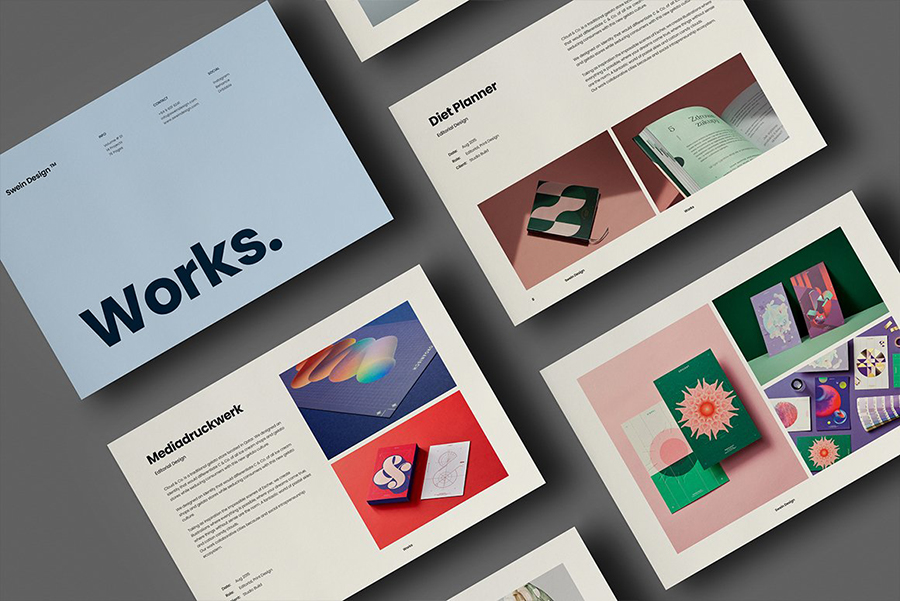 Works InDesign Portfolio Template
