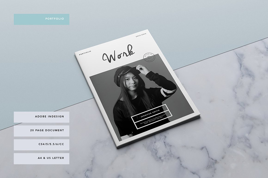 Bushwick InDesign Portfolio Template
