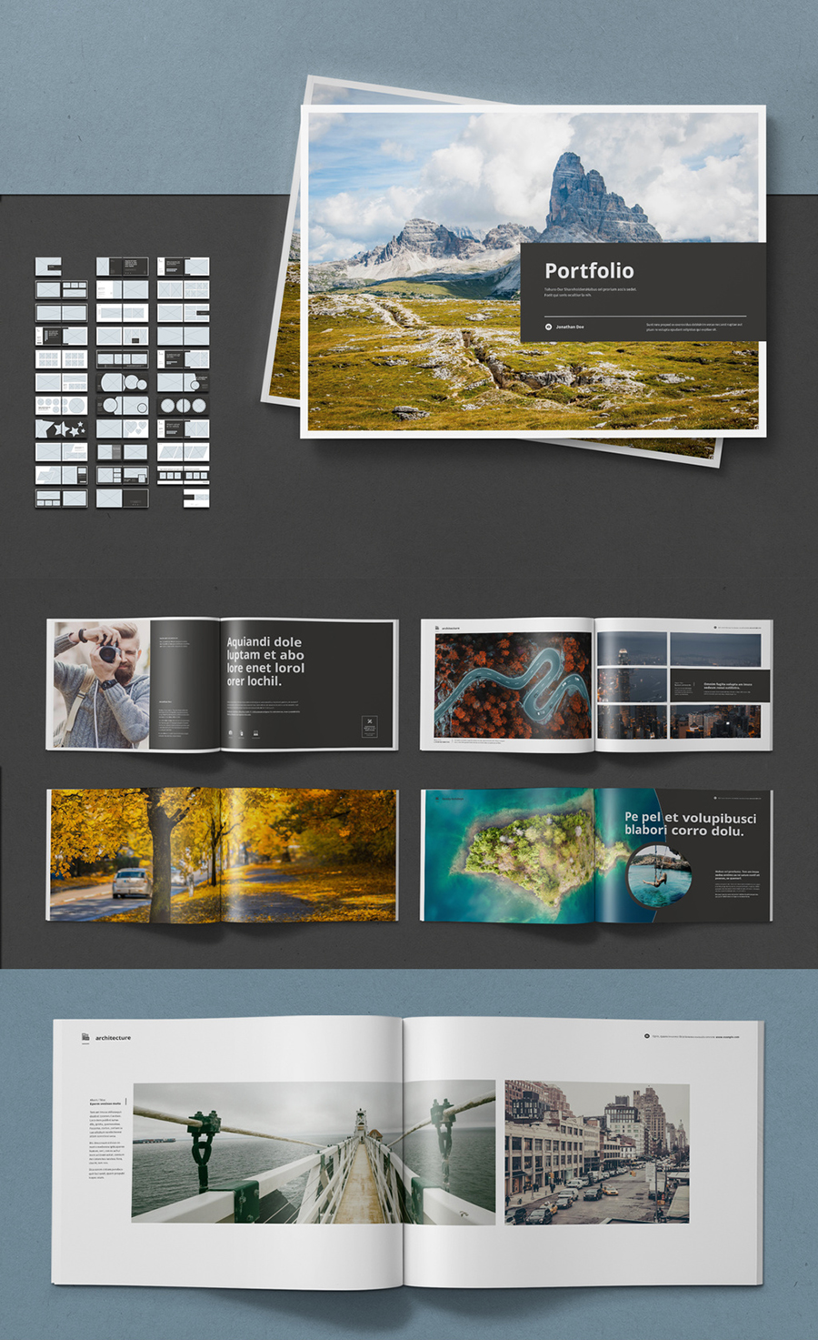 Landscape Portfolio Layout