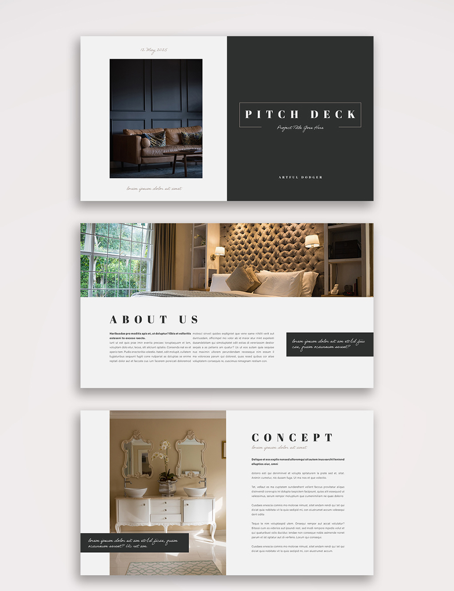 Pitch Deck Layout