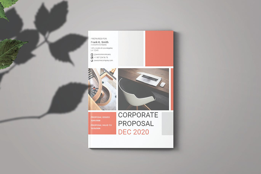 Proposal Template with Peach Accent