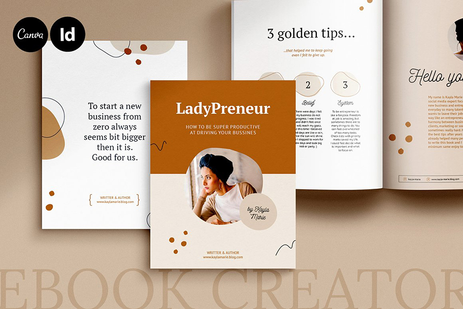  Kayla InDesign eBook Template