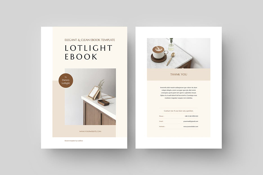 Modern InDesign eBook Template 
