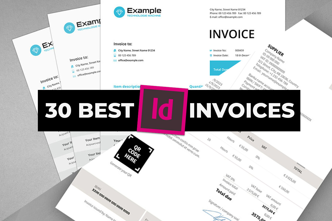 Best INDD Indesign Invoice Templates