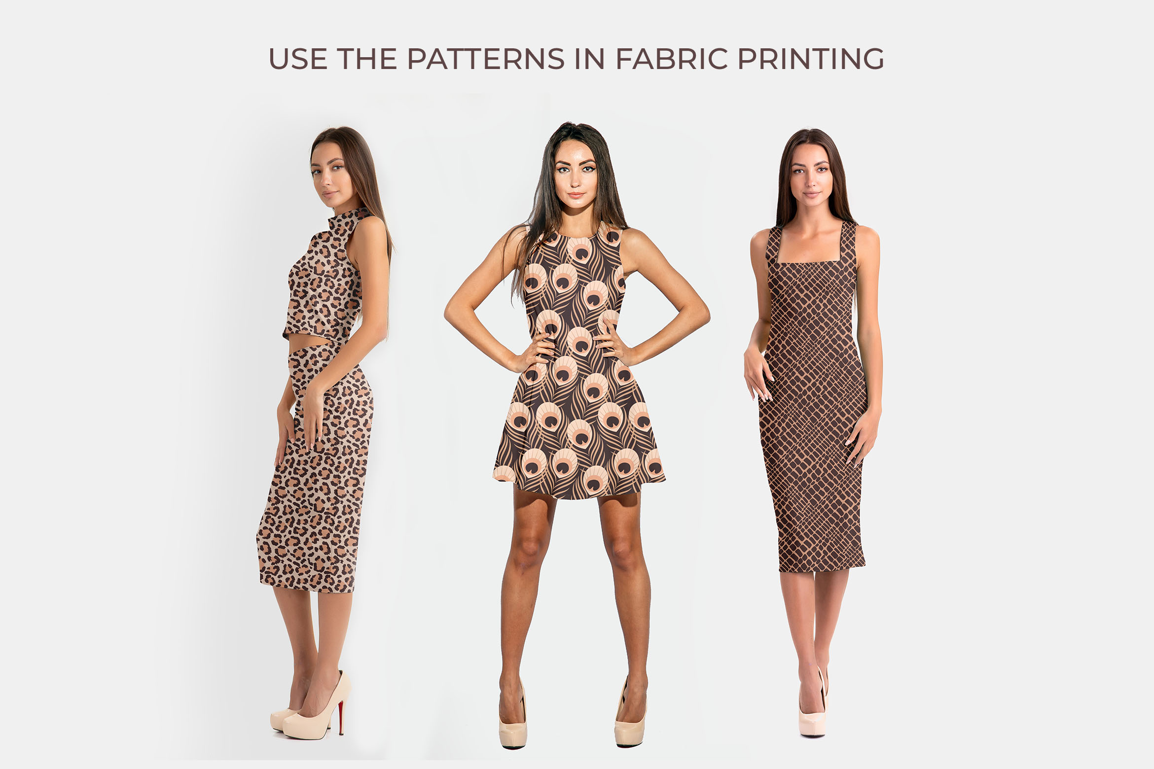 Vector Animal Print Patterns for Photoshop & Illustrator