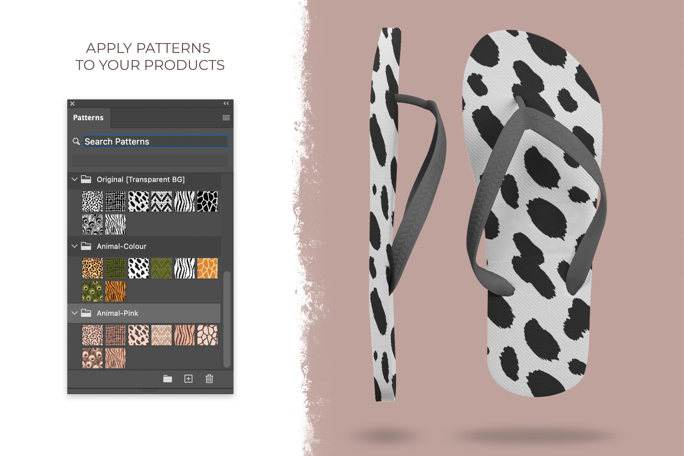 Vector Animal Print Patterns for Photoshop & Illustrator