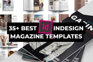 Best INDD InDesign Magazine Templates