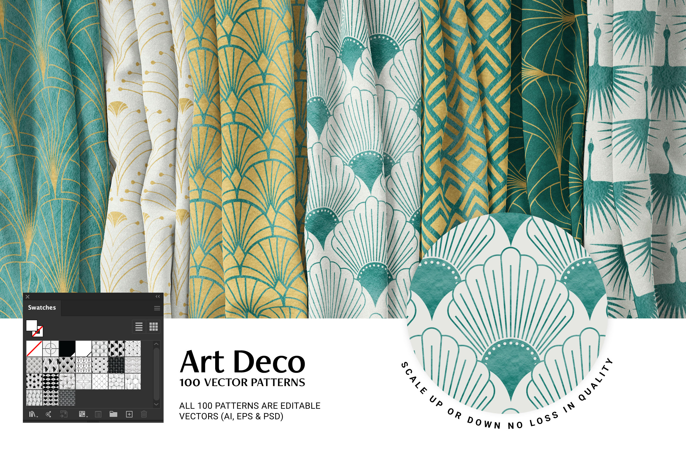Art Deco Pattern Mockup