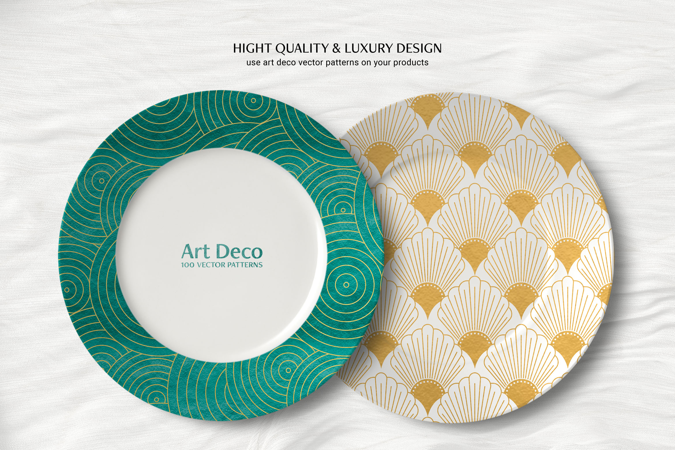 Art Deco Patterns Mockup
