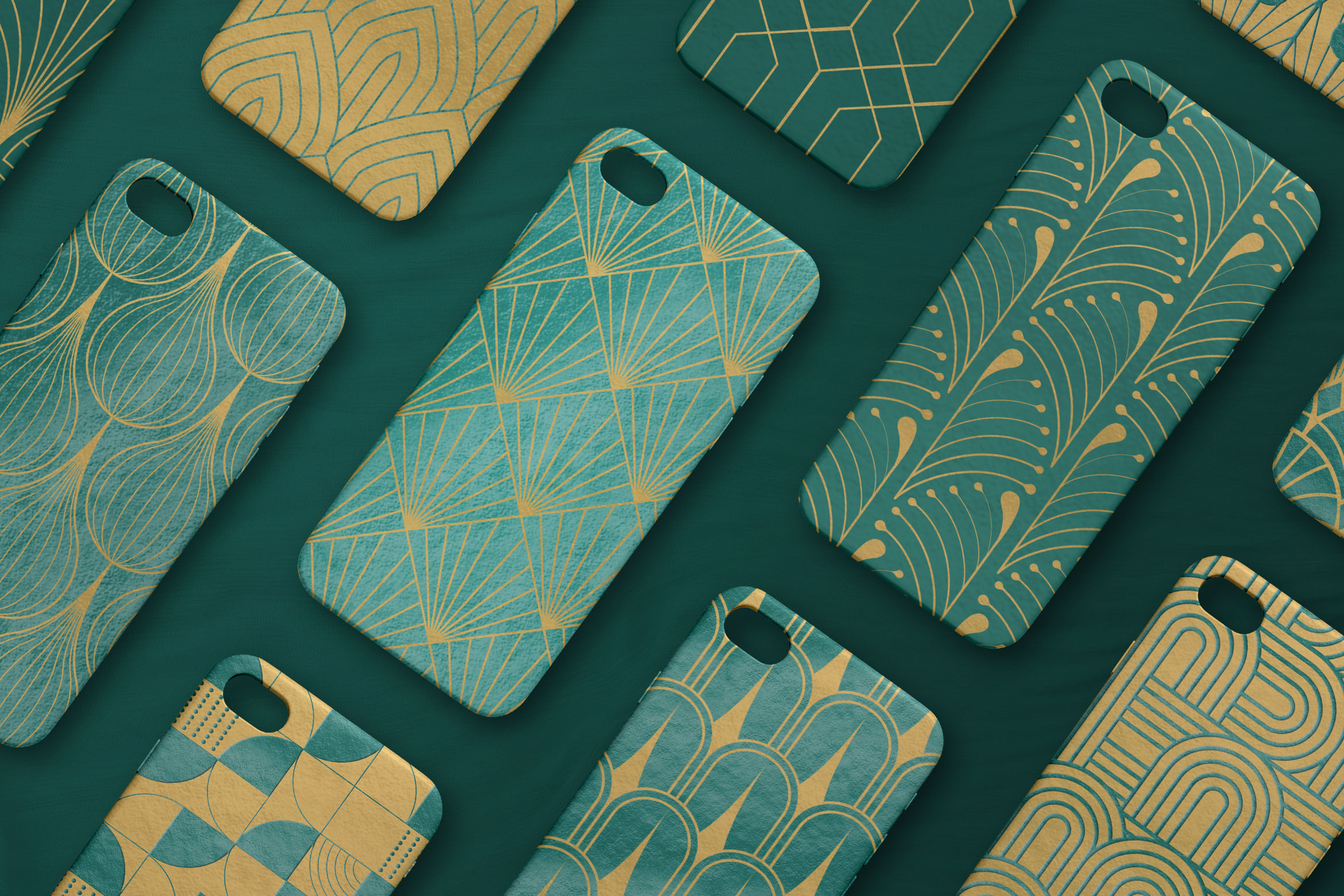 Art Deco Pattern Mockup