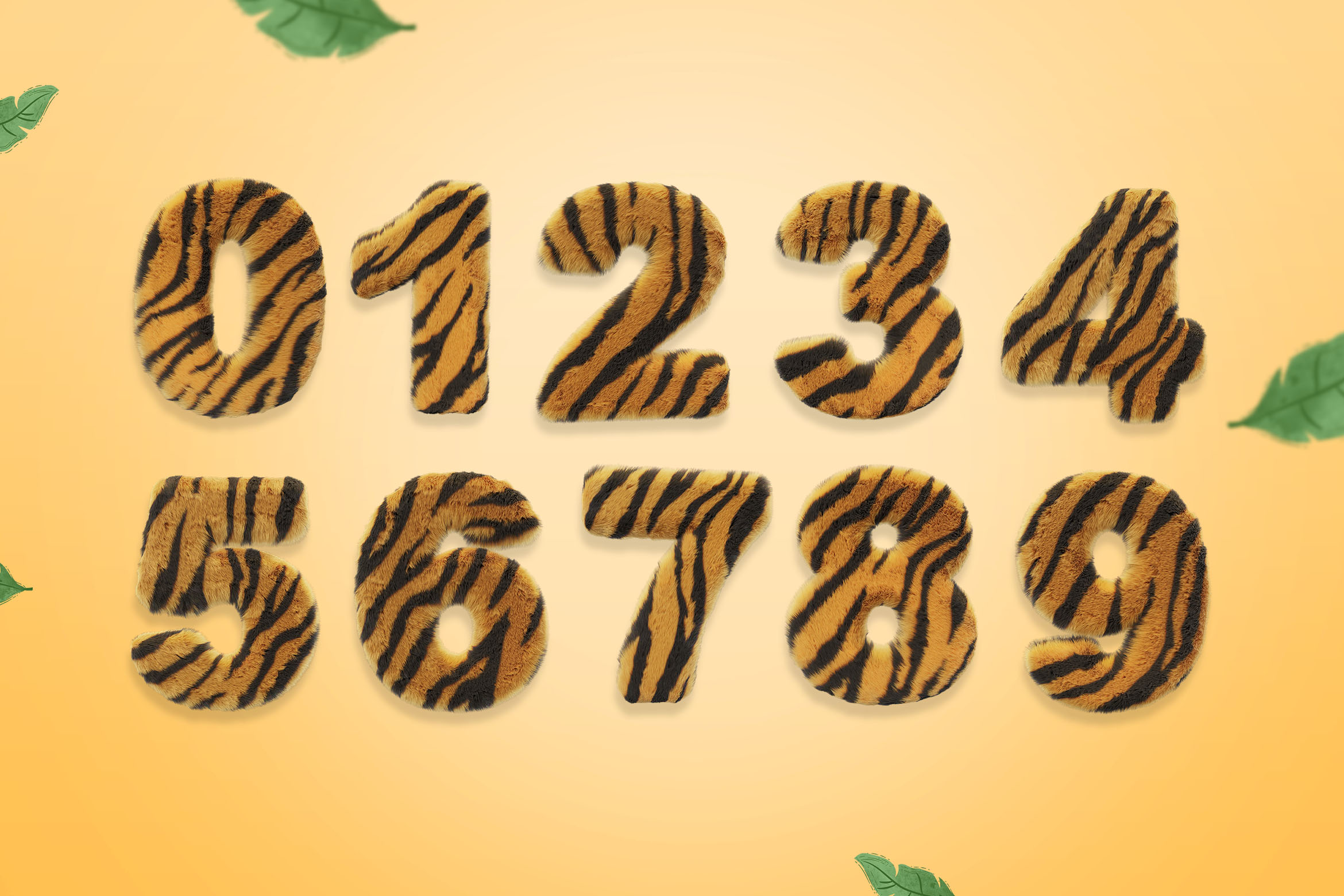 Tiger Text 3D Lettering Pack
