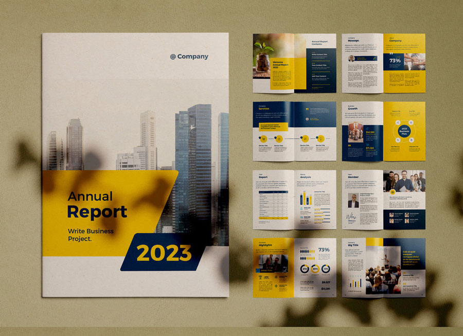 Annual Report Layout