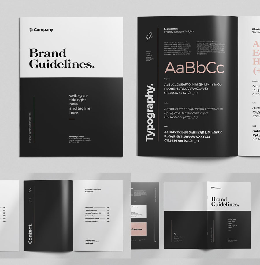 Brand Guideline Layout