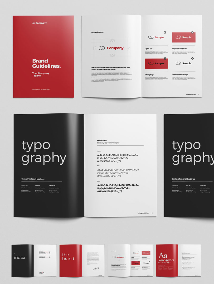Brand Manual Layout