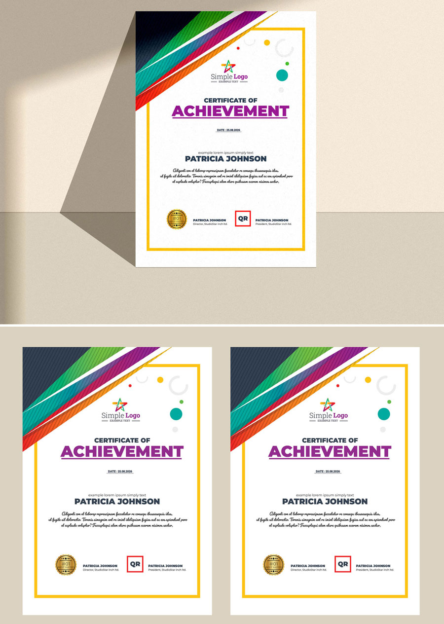 Creative Certificate Layout