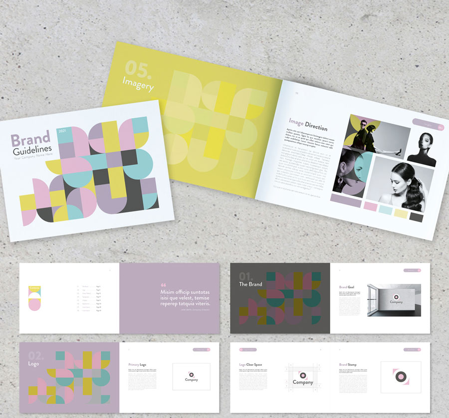 Forms Style Brand Guidelines Layout