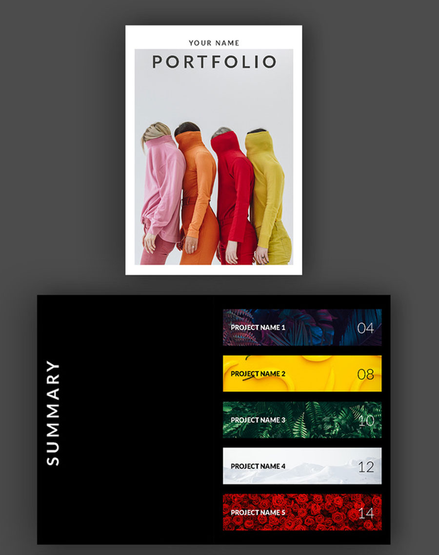 Minimalist Portfolio Layout