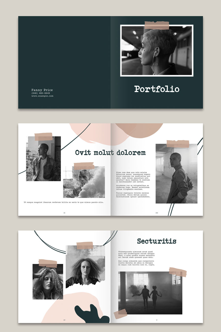 Organic Portfolio Layout