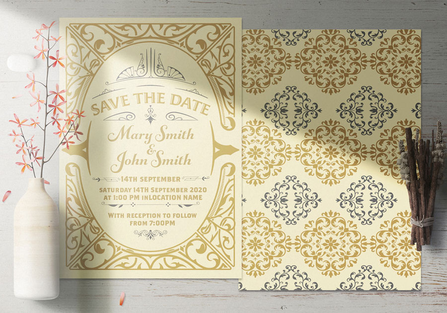 Wedding Invitation Layout