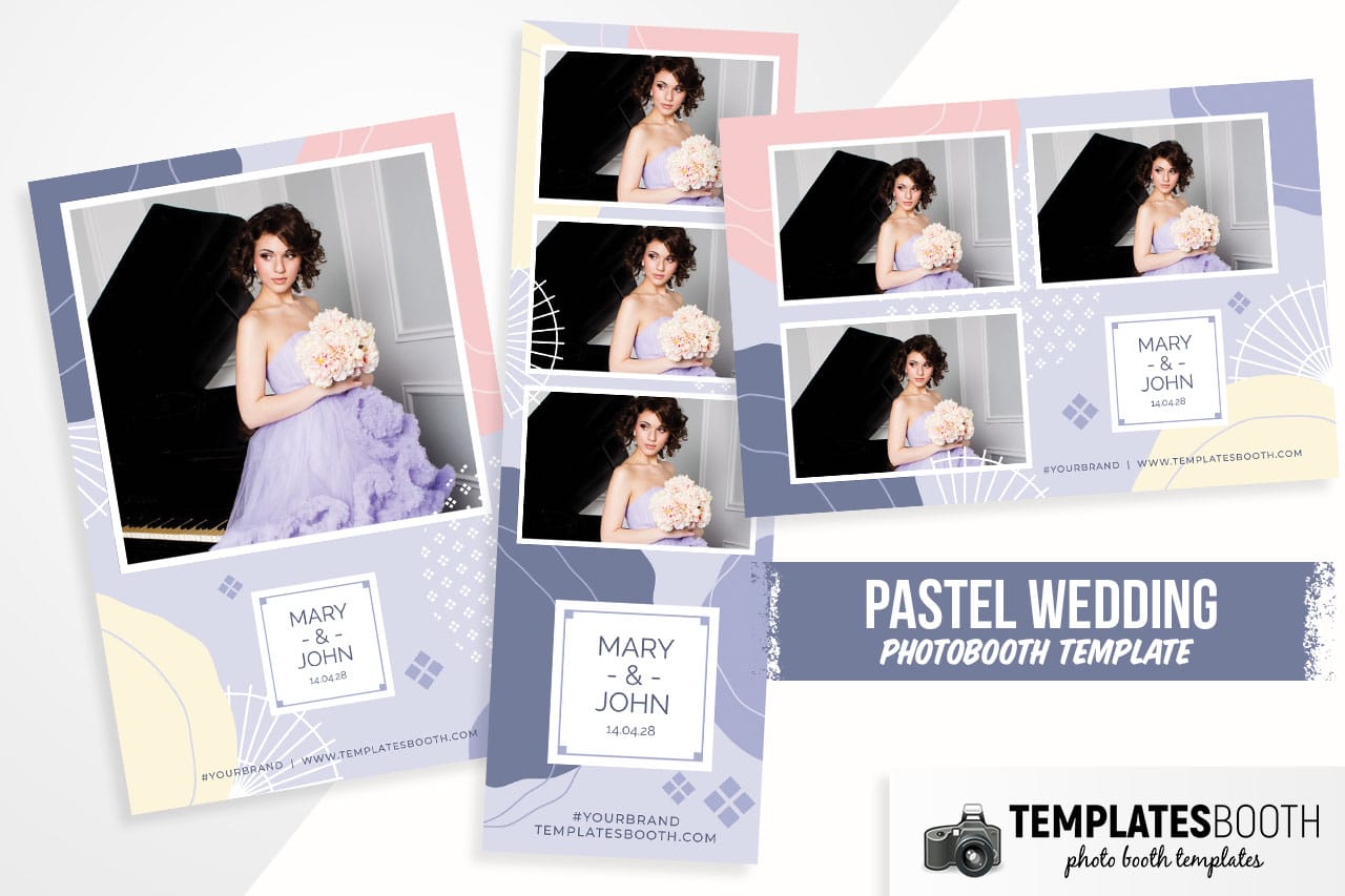 Abstract Pastel DSLR Booth Template