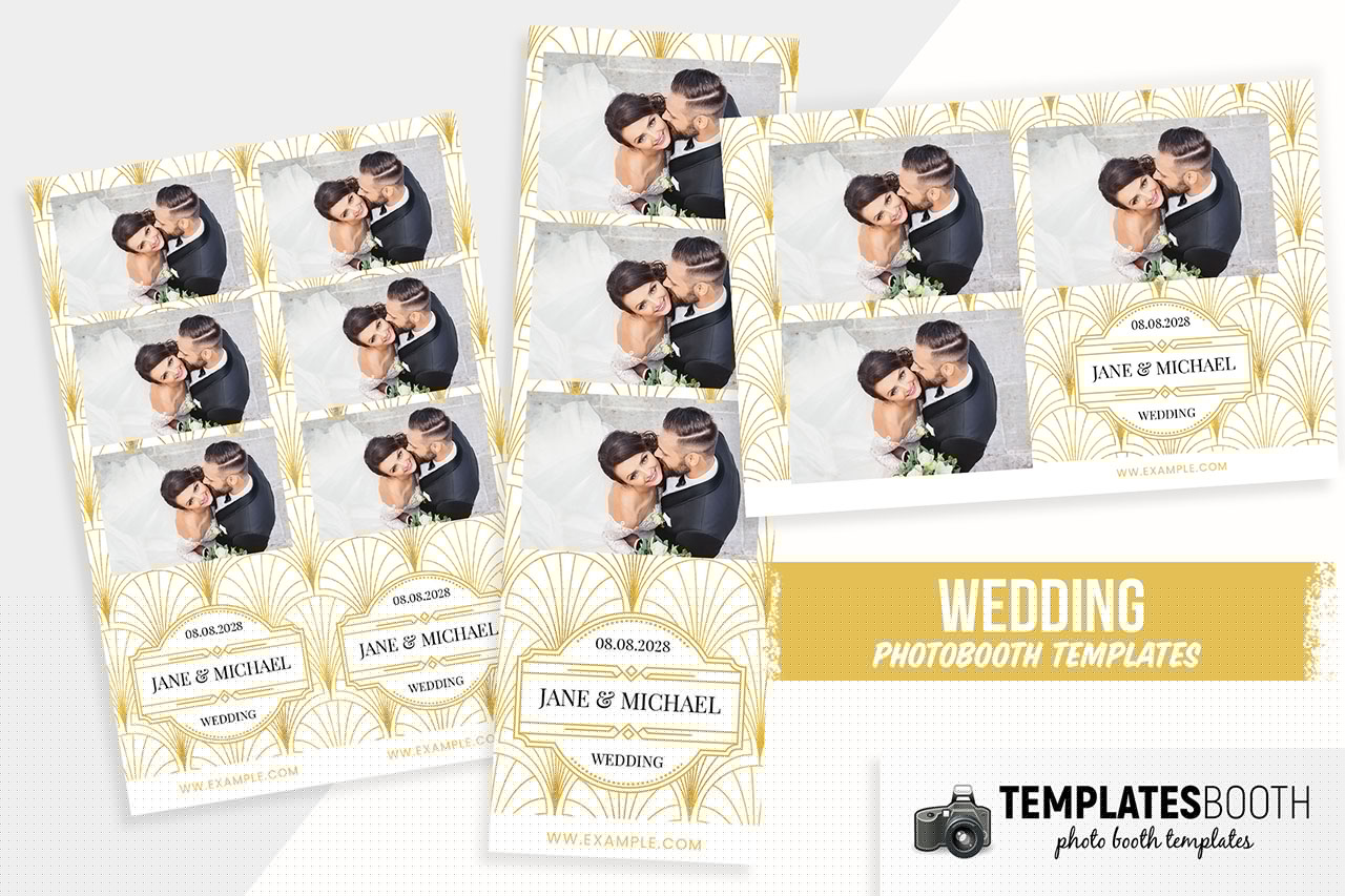 Art Deco DSLR Booth Template