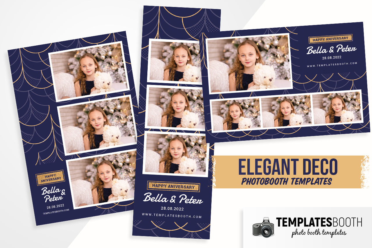 Elegant Birthday DSLR Booth Template