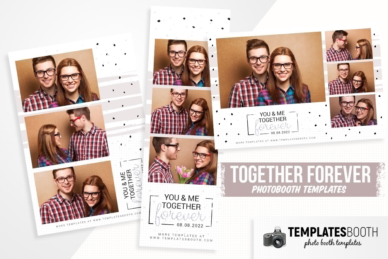 Minimal White DSLR Booth Template