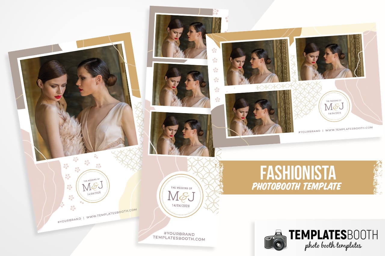 Modern Wedding DSLR Booth Template
