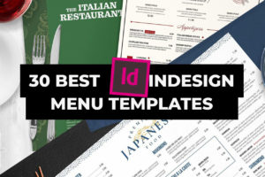 Best InDesign Menu Templates