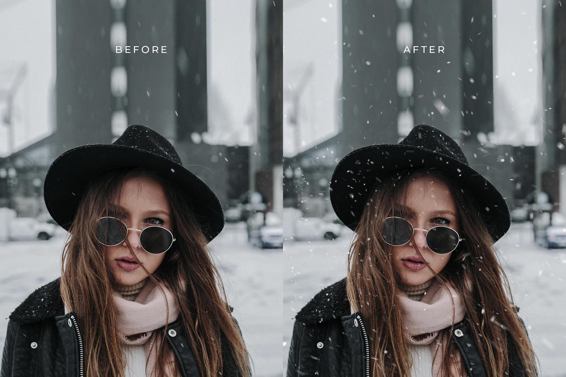 Snow Photo Overlays PNG