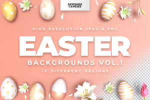 Easter Backgrounds Vol.1 (PSD)